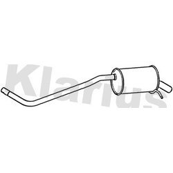 Rear Muffler KLARIUS DC29C OE Ref 200104223R
