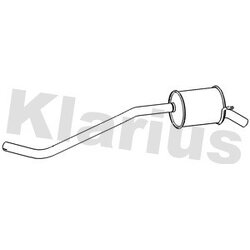 Rear Muffler KLARIUS DC30B OE Ref 200105773R