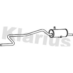 Rear Muffler KLARIUS DN162V OE Ref 2010015B01