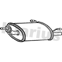 Rear Muffler KLARIUS DN438M OE Ref 201000N061