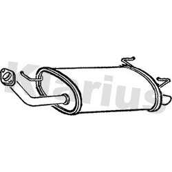 Rear Muffler KLARIUS DN450W OE Ref 201003J300KE
