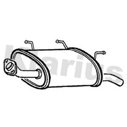 Rear Muffler KLARIUS DN538Q OE Ref 8671014851