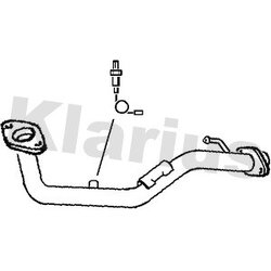 Exhaust Pipe KLARIUS DN539P OE Ref 20010AX600
