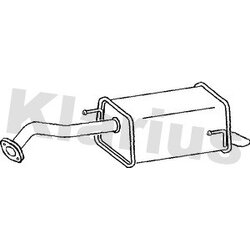 Rear Muffler KLARIUS DN547D OE Ref 20100AY105
