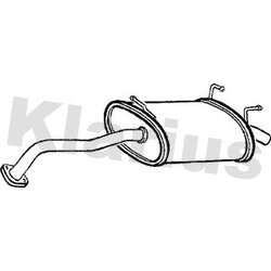 Rear Muffler KLARIUS DN553V OE Ref 20100AV706