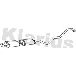 Centre Muffler KLARIUS DN562G OE Ref 20300BN810