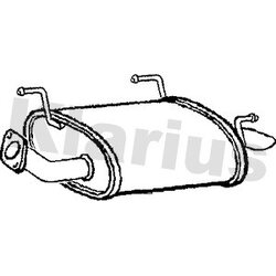 Rear Muffler KLARIUS DN582C OE Ref 20100BM560