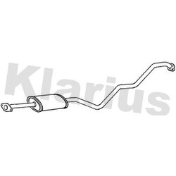 Centre Muffler KLARIUS DN595H OE Ref 20300BN800