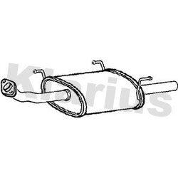 Rear Muffler KLARIUS DN596G OE Ref 20100BM520