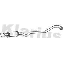 Centre Muffler KLARIUS DN611J OE Ref 20300BU311