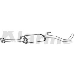 Centre Muffler KLARIUS DN642M OE Ref 20300BC02C