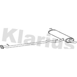 Rear Muffler KLARIUS DN661K OE Ref 20100JD500