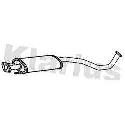 Centre Muffler KLARIUS DN672V OE Ref 20300BC30C