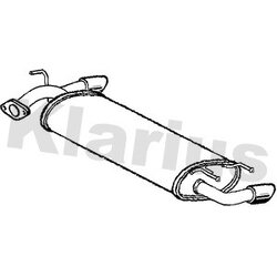 Rear Muffler KLARIUS DN680H OE Ref 20100CC00A