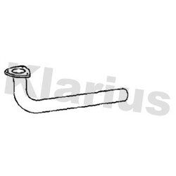 Exhaust Pipe KLARIUS DN712K OE Ref 200109X504