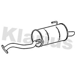 Rear Muffler KLARIUS DN742Q OE Ref 201003VU9A