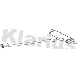 Rear Muffler KLARIUS DN747J OE Ref 20100EY10D