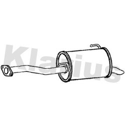 Rear Muffler KLARIUS DN760P OE Ref 201003VU0A