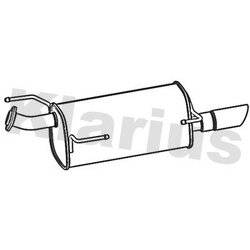 Rear Muffler KLARIUS DN768D OE Ref 201003ZU0A