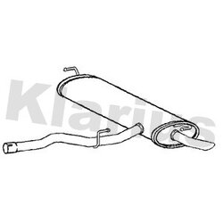 Rear Muffler KLARIUS DN772X OE Ref 201004CB6A