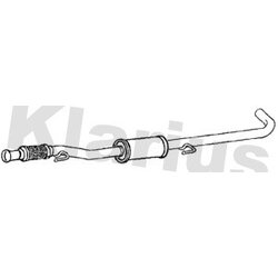 Centre Muffler KLARIUS DN783G OE Ref 200105FF0A