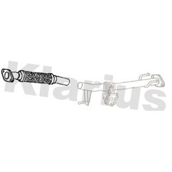 Exhaust Pipe KLARIUS DN787B OE Ref 200A03LS0A