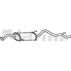 Rear Muffler KLARIUS DU55H OE Ref 1740587653