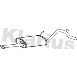 Rear Muffler KLARIUS DU91E OE Ref 1740587421