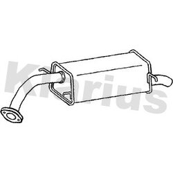 Rear Muffler KLARIUS DW28D OE Ref 96536892