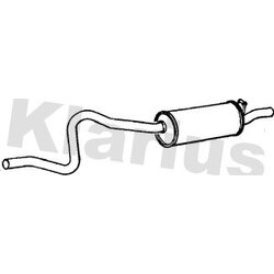 Rear Muffler KLARIUS FD331T OE Ref 1571630