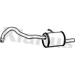 Rear Muffler KLARIUS FD435P OE Ref 1549653