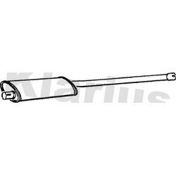 Centre Muffler KLARIUS FD483V OE Ref 1545081