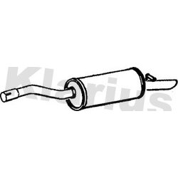Rear Muffler KLARIUS FD676K OE Ref 5019229