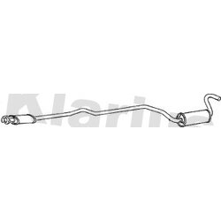 Centre Muffler KLARIUS FD763H OE Ref 5018638