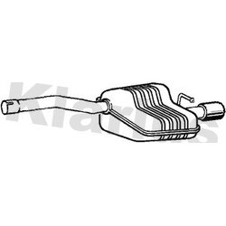 Rear Muffler KLARIUS FE1025H OE Ref 4374443
