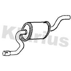 Centre Muffler KLARIUS FE1036Q OE Ref 1343060
