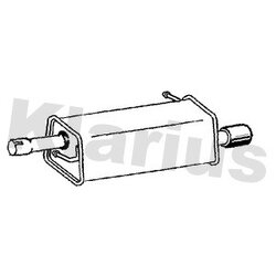 Rear Muffler KLARIUS FE1037P OE Ref 1364781