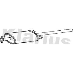 Centre Muffler KLARIUS FE1043G OE Ref 1379658
