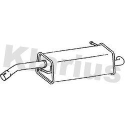 Rear Muffler KLARIUS FE1069T OE Ref 1540179