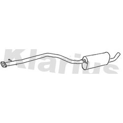 Centre Muffler KLARIUS FE1084W OE Ref 1437838