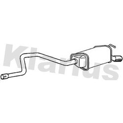 Rear Muffler KLARIUS FE1096D OE Ref 1523775