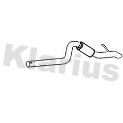 Rear Muffler KLARIUS FE1098B OE Ref 4377002