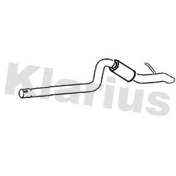 Rear Muffler KLARIUS FE1099A OE Ref 1523600