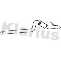 Rear Muffler KLARIUS FE1100X OE Ref 1523601