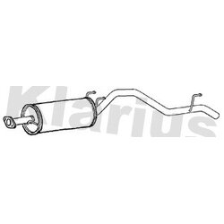 Rear Muffler KLARIUS FE1108K OE Ref WE0140100