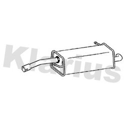 Rear Muffler KLARIUS FE1113D OE Ref 1673787