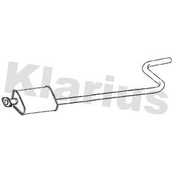 Centre Muffler KLARIUS FE1118W OE Ref CY115230BA