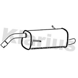 Rear Muffler KLARIUS FE1124L OE Ref 1801943