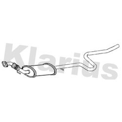 Centre Muffler KLARIUS FE1127H OE Ref 8V515230EB