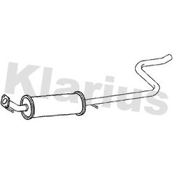 Centre Muffler KLARIUS FE1128G OE Ref 9V215230CB